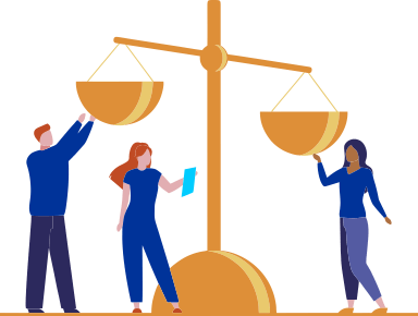 3 People measuring the process